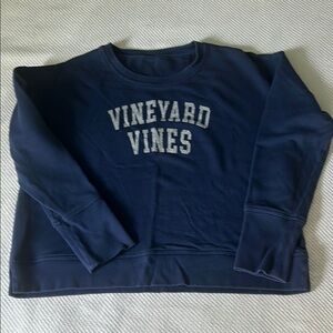 Vineyard Vines Blue Crew Neck Sweater Classic Style